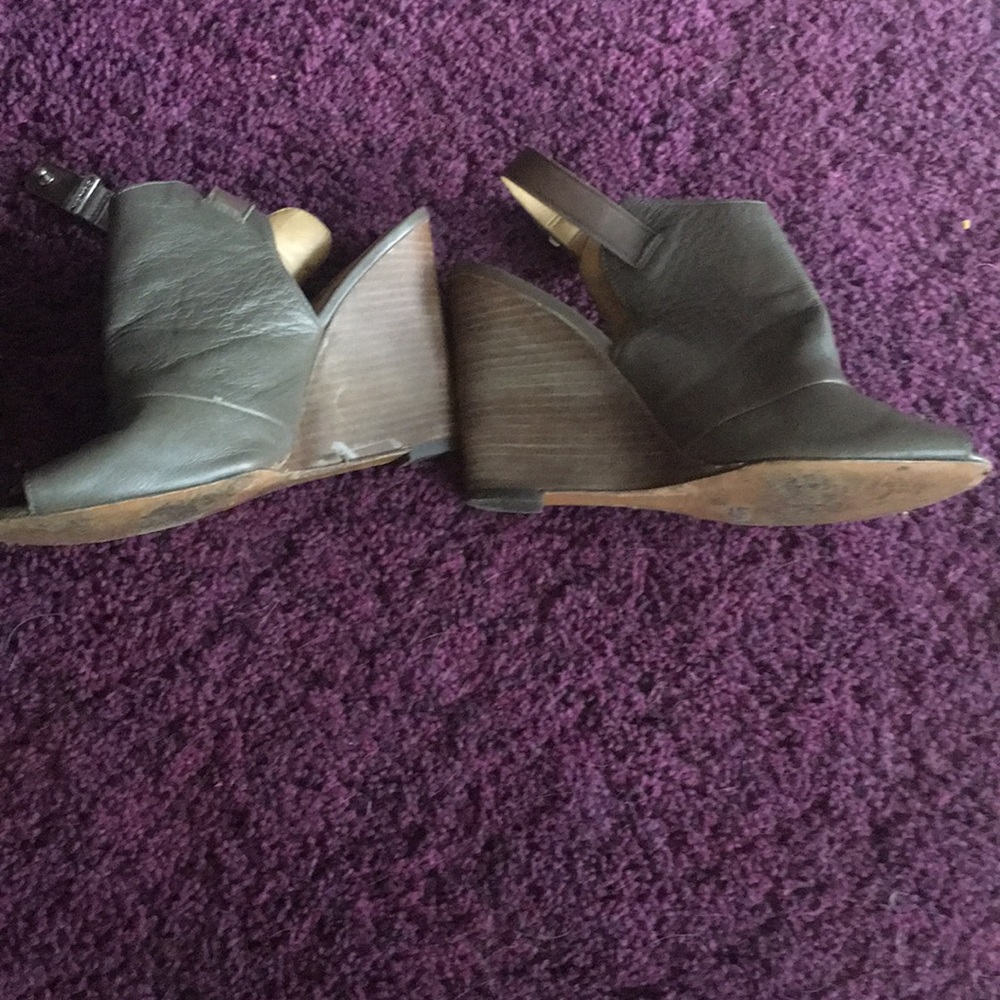 Coach Peep Toe Wedges - Picture 5 of 7